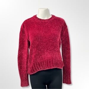 Aeropostale Womens Chenille Crew Neck Sweater